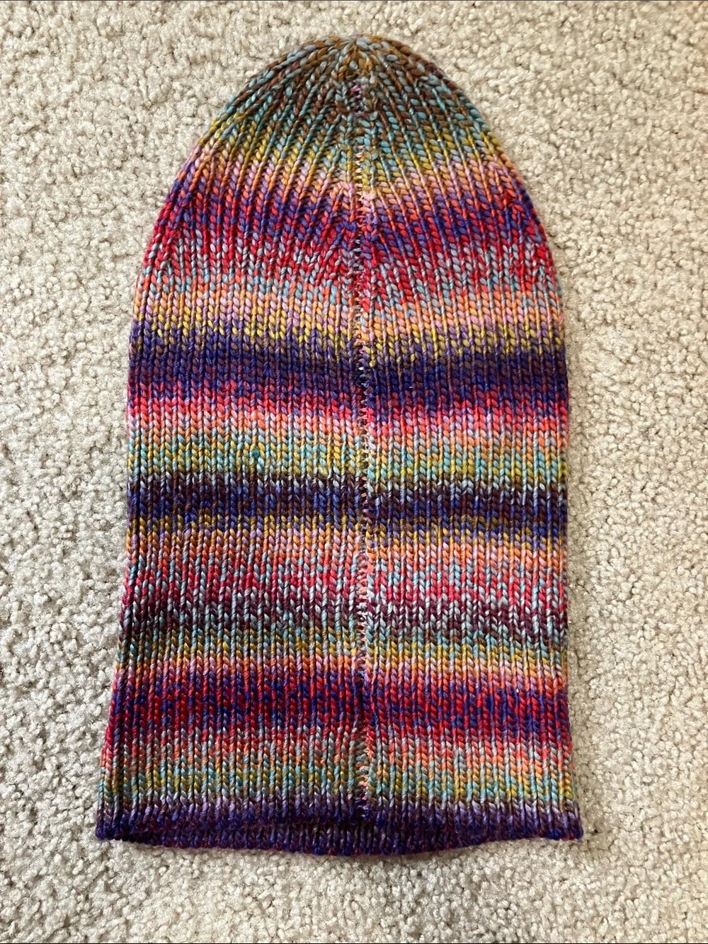 Urban Outfitters Rainbow Multicolor Knit Balaclava Mask